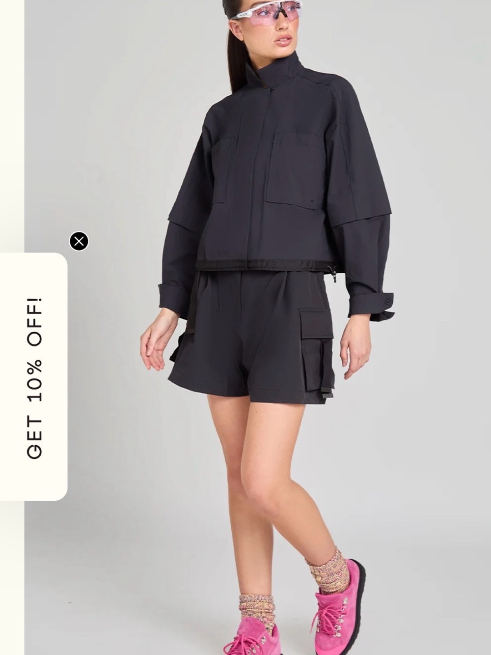 SENIQ trail mix cargo shorts